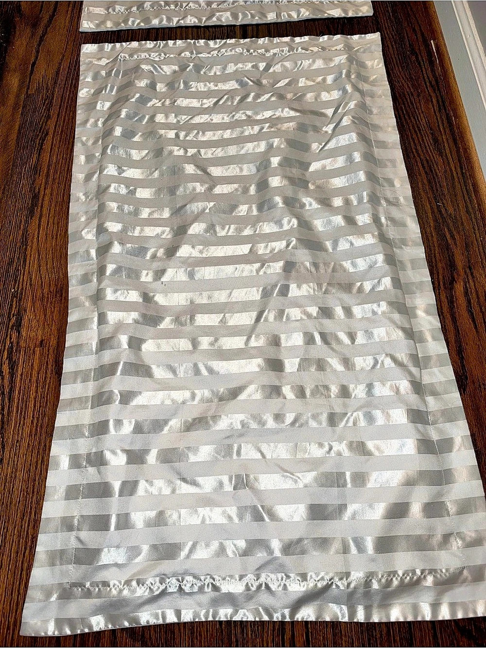 Striped White King pillow cases